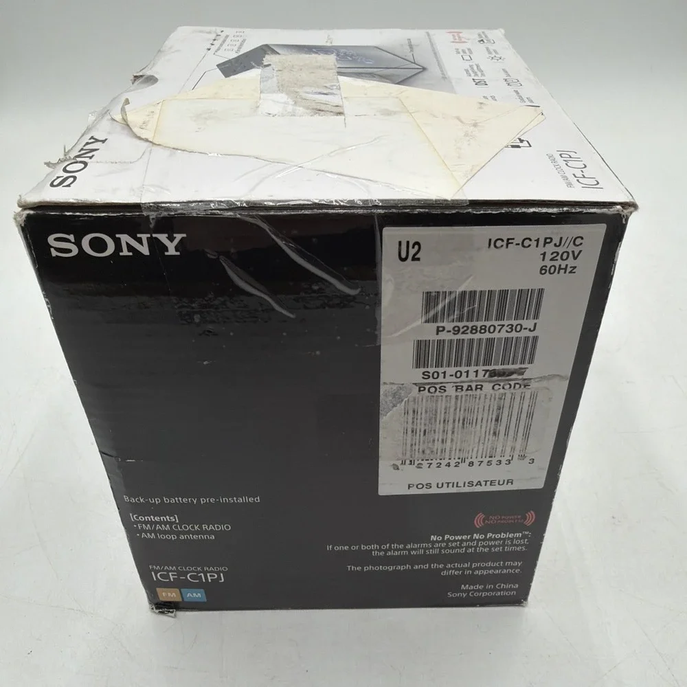 ICF-C1PJ SONY ALARM CLOCK RADIO Open Box